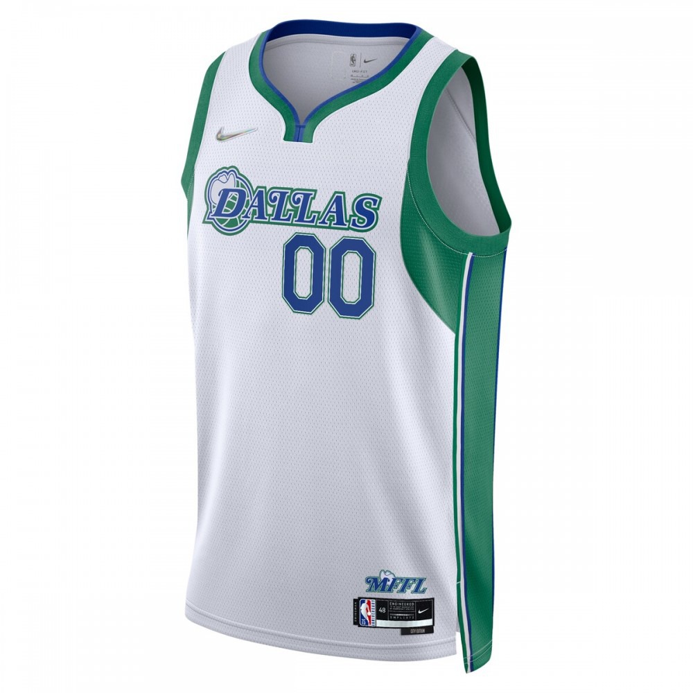 Dallas Mavericks 2021/22 Swingman Custom Jersey - City Edition - White-Pro Kit Vault | Brand New 26/27 Sports Jerseys